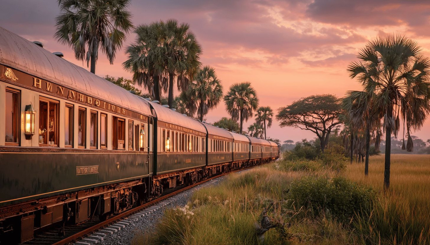 Explorer l'élégance des voyages en train de luxe en Afrique